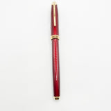 Cross Pinnacle Bordeaux Lacquer Fountain Pen -  Fine 18kt Gold Nib