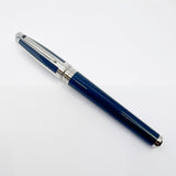 S. T. Dupont Grand Orpheo Theme Placed Midnight Blue Lacquer Fountain Pen - Fine 18kt Gold Nib