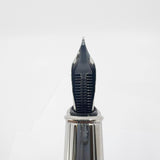 S. T. Dupont Grand Orpheo Theme Placed Midnight Blue Lacquer Fountain Pen - Fine 18kt Gold Nib