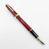 Cross Pinnacle Bordeaux Lacquer Fountain Pen -  Fine 18kt Gold Nib