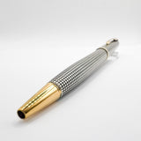 Parker Sonnet Sterling Silver Cisele Cross Hatch Design Ballpoint  Pen - Circa 1997