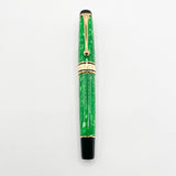 Aurora Optima Primavera Marbled Green Limited Edition Fountain Pen - Fine 18kt Gold Nib