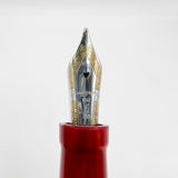 Montegrappa "Special Reserve" Sterling Silver Limited Edition  Fountain Pen - Broad 18kt Gold Nib