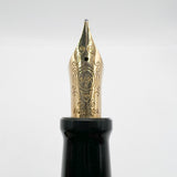 Aurora Optima Blue Marble Auroloide Fountain Pen - Medium 14kt Gold Nib