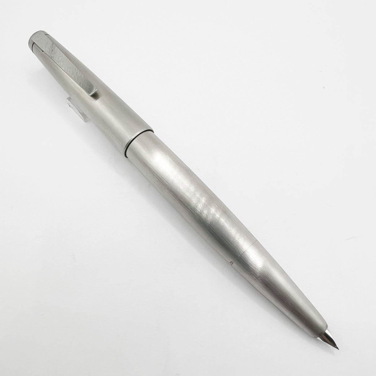 Lamy #2000 Matte Brushed Stainless Steel Fountain Pen - Fine 14kt Gold Nib