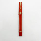 OMAS for  Armando Simoni Club/1990's -   Milord Paragon Coral Fountain Pen - Medium 18kt Gold Nib