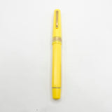 OMAS for  Ferrari/1990's -  Ferrari Yellow Facetted Paragon Fountain Pen - Medium 18kt Gold Nib