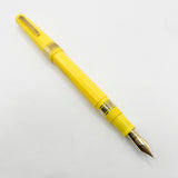 OMAS for  Ferrari/1990's -  Ferrari Yellow Facetted Paragon Fountain Pen - Medium 18kt Gold Nib