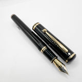 Sheaffer Connaisseur Black Fountain Pen - Fine 18kt Gold  Nib