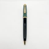 Pelikan K800 Ballpoint Pen - Black Barrel/Green Striped Cap