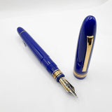 OMAS for  Armando Simoni Club/1990's  Royal Blue Ogiva Extra Fountain Pen - Medium 18kt Gold Nib