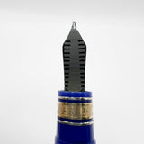 OMAS for  Armando Simoni Club/1990's  Royal Blue Ogiva Extra Fountain Pen - Medium 18kt Gold Nib