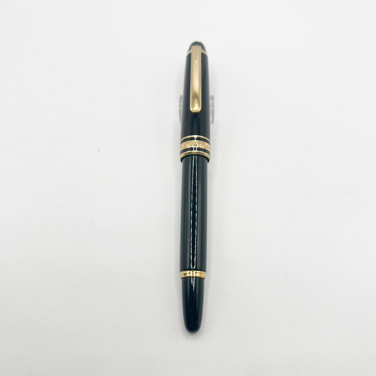 Montblanc Meisterstuck Mozart Black Resin Fountain Pen - Broad 14kt Gold  Nib