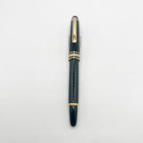 Montblanc Meisterstuck Mozart Black Resin Fountain Pen - Broad 14kt Gold  Nib