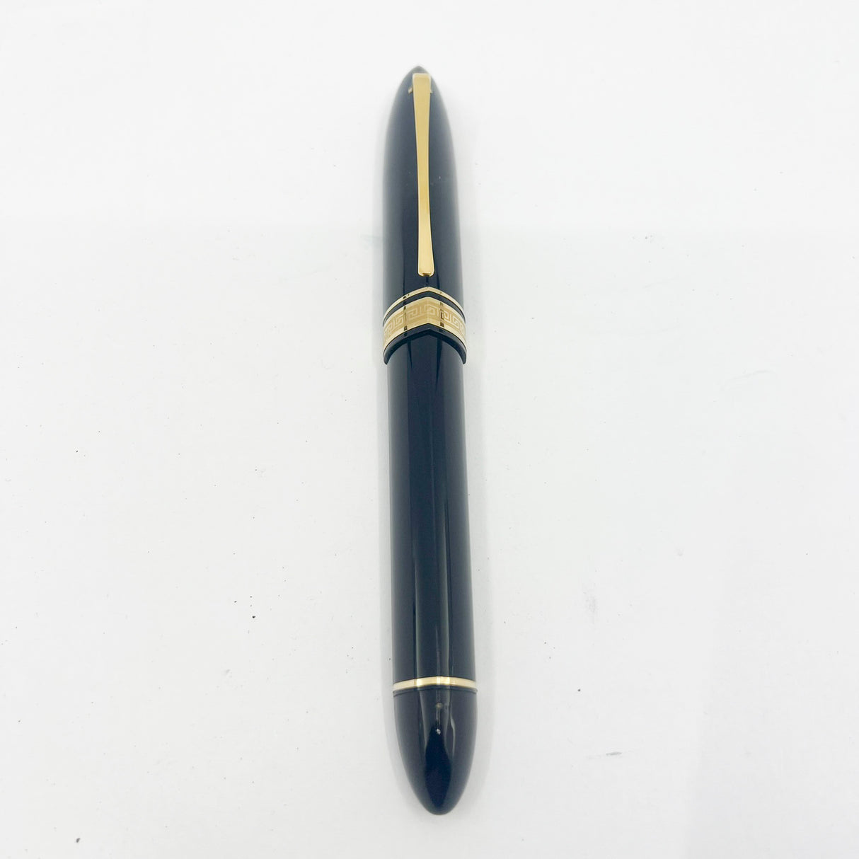 OMAS Blue/Black Overisized  #360 Triangulated Fountain Pen - Extra Fine 18kt Gold Nib