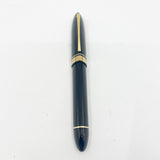 OMAS Blue/Black Overisized  #360 Triangulated Fountain Pen - Extra Fine 18kt Gold Nib