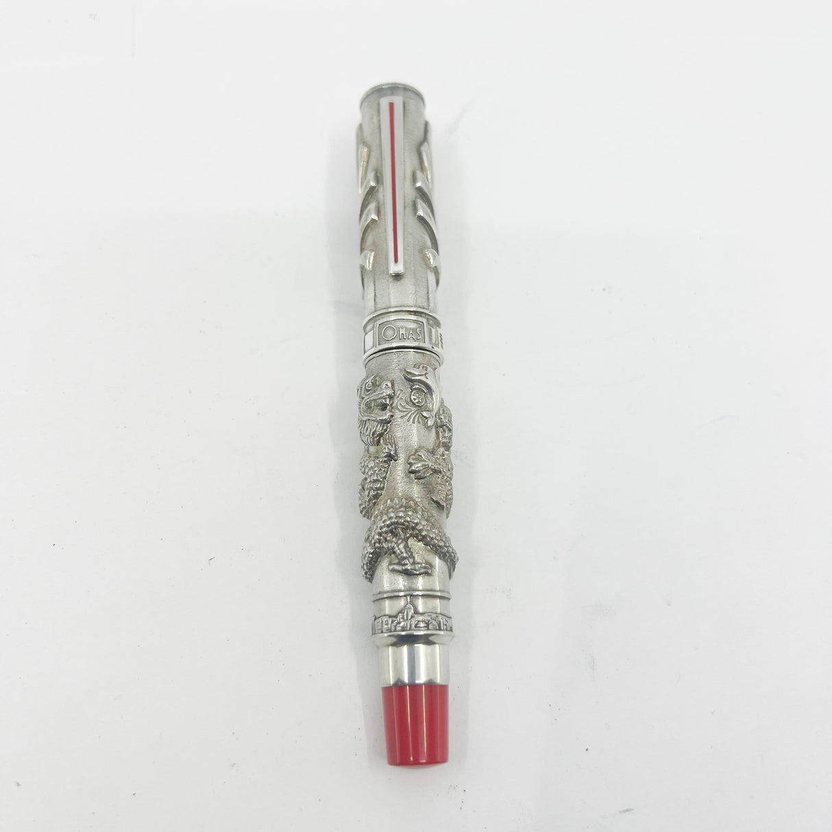 OMAS Sterling Silver Hong Kong Return to the Motherland Limited Edition Fountain Pen - Medium 18kt Gold Nib