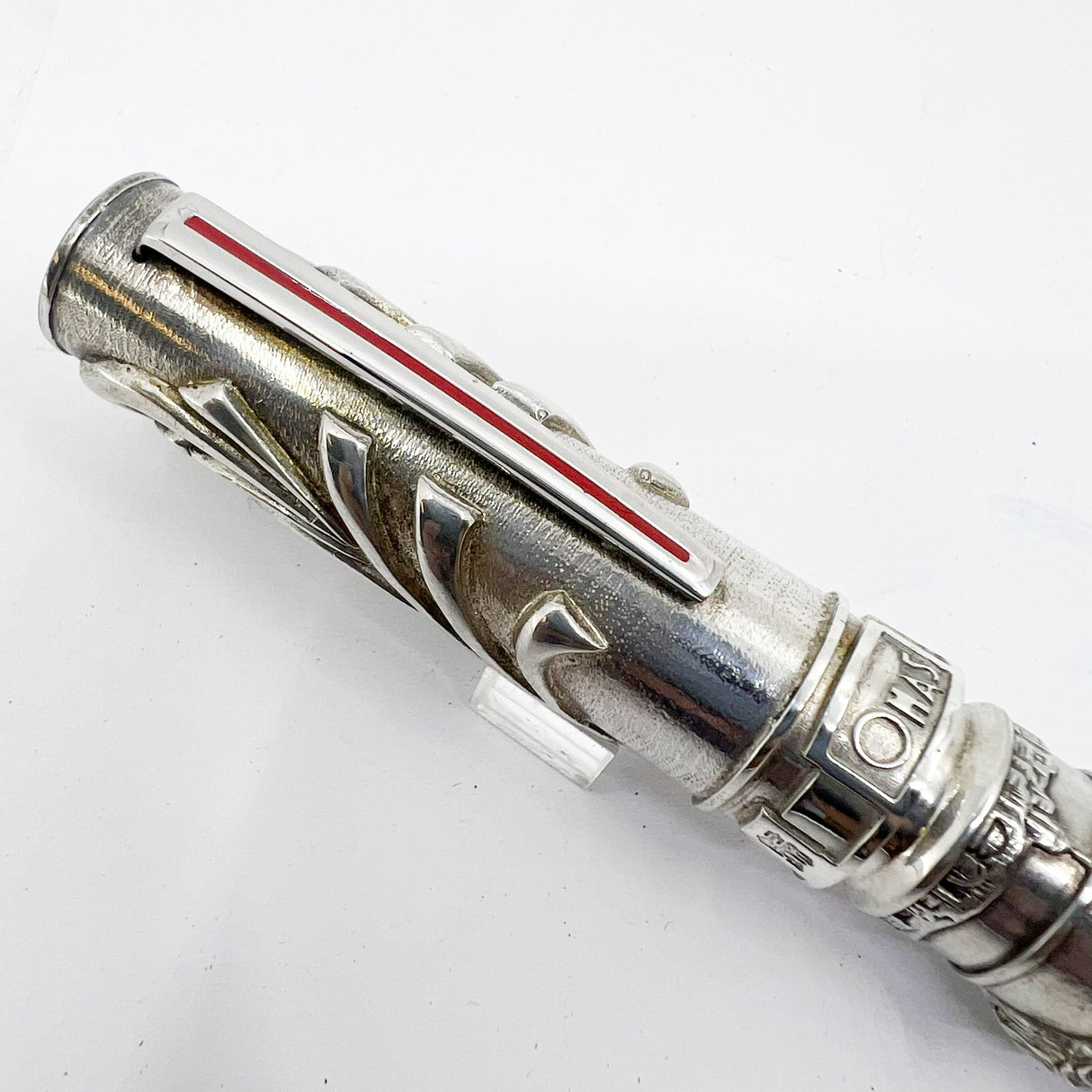OMAS Sterling Silver Hong Kong Return to the Motherland Limited Edition Fountain Pen - Medium 18kt Gold Nib