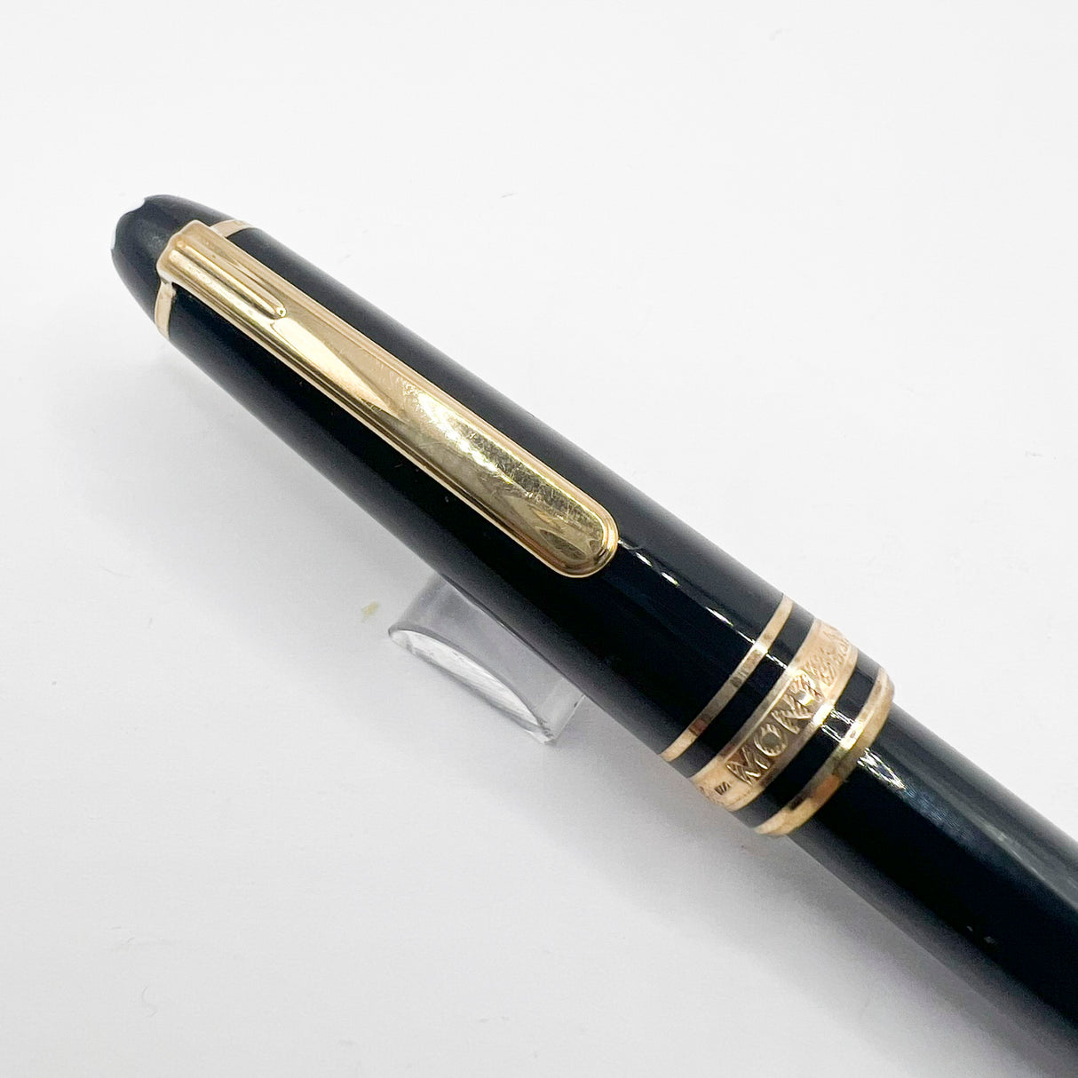 Montblanc Meisterstuck Mozart Black Resin Fountain Pen - Broad 14kt Gold  Nib