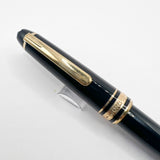 Montblanc Meisterstuck Mozart Black Resin Fountain Pen - Broad 14kt Gold  Nib