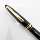 Montblanc Classique #144 Black Resin Fountain Pen - Medium 14kt Gold Nib
