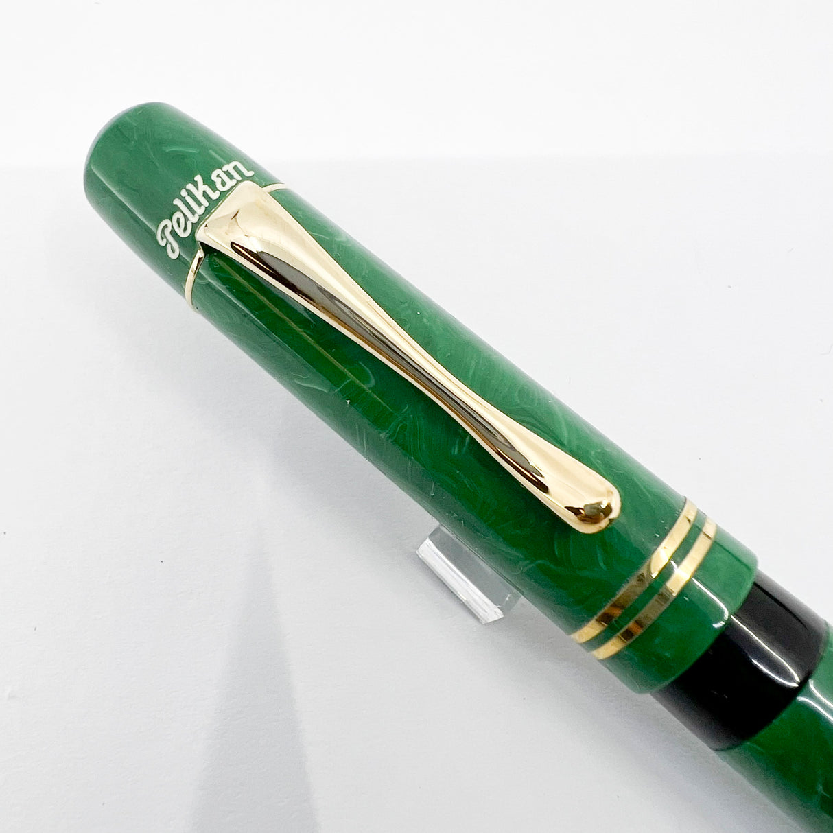 Pelikan Jade Green Celluloid (1935 Originals of their Time) Limited Edition Fountain Pen - Broad 18kt Gold Nib
