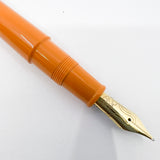 OMAS Tokyo Apricot Orange Vegetal Resin Fountain Pen - Medium 18kt Gold Nib