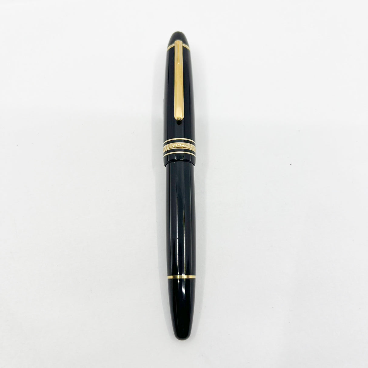 Montblanc Black Meisterstuck #146 LeGrand Fountain Pen -  Extra Fine 14kt Gold Nib (Flexes to Broad Width)