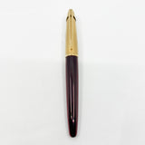 Waterman Edson Ruby Red Translucent Fountain Pen - Extra Fine 18kt Gold Nib - Scarce in Ruby!!