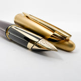 Waterman Edson Ruby Red Translucent Fountain Pen - Extra Fine 18kt Gold Nib - Scarce in Ruby!!