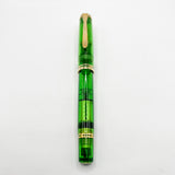 Pelikan M800 - The Original Transparent Green Demonstrator Limited Edition Fountain Pen (Circa 1995) - Semi-Flex Medium 18C Gold Nib
