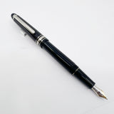 Montblanc P145 Classique Platinum Plated Trim Fountain Pen -  Medium 14kt Gold Nib