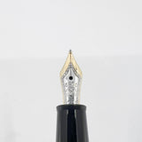 Montblanc P145 Classique Platinum Plated Trim Fountain Pen -  Medium 14kt Gold Nib