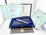 Classic Pen CP5 Parker Duofold  Celebration "Vintage Moire" LE #384 of 500  - Medium 18kt Gold Nib (1999 - MINT COMPLETE PACKAGING!)