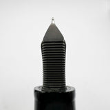 Delta - The Original Oversized DolceVita Sterling Silver Trim Fountain Pen - Medium 18kt Gold Nib