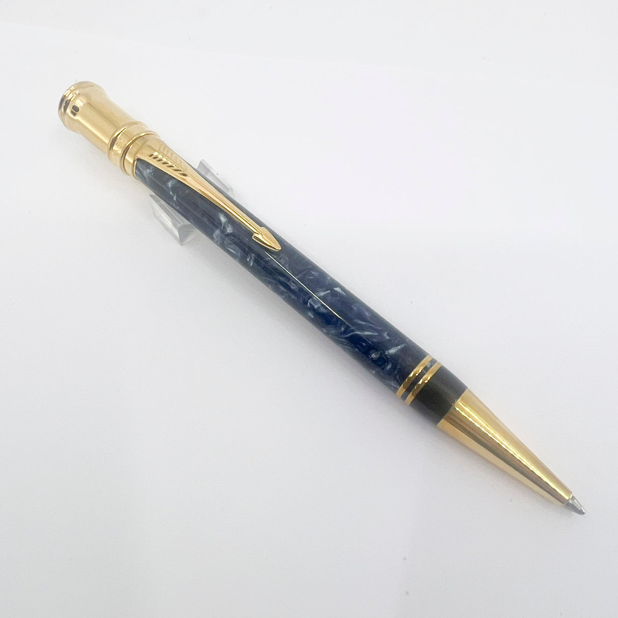 Parker Duofold  Marble Blue Ballpoint Pen