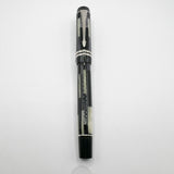 Parker Duofold Black Mosaic International Fountain Pen - Medium 18kt Gold Nib