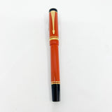 Parker International  Duofold Orange Fountain  Pen - Medium 18kt Gold Nib