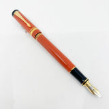 Parker International  Duofold Orange Fountain  Pen - Medium 18kt Gold Nib