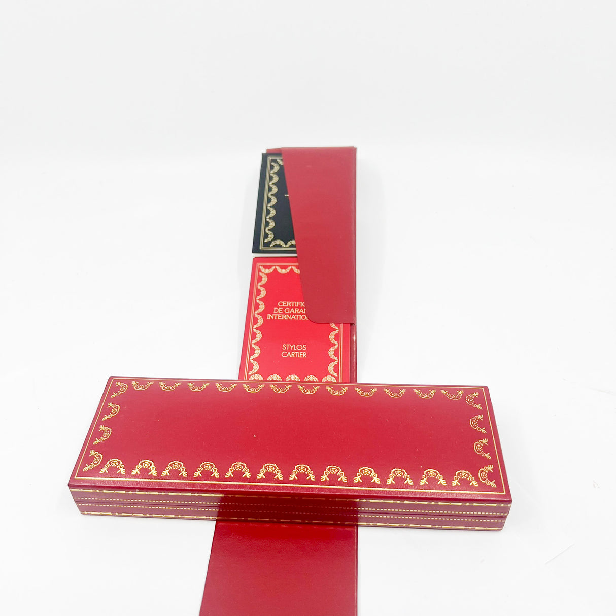 Cartier  Marbled Orange Must de Cartier Fountain Pen - Fine 18kt Gold Nib - RARE & SOUGHT AFTER!