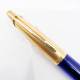 Waterman Edson Translucent Blue Ballpoint Pen