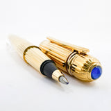 Cartier Pasha Heavy Gold-Plated Fluted Rollerball