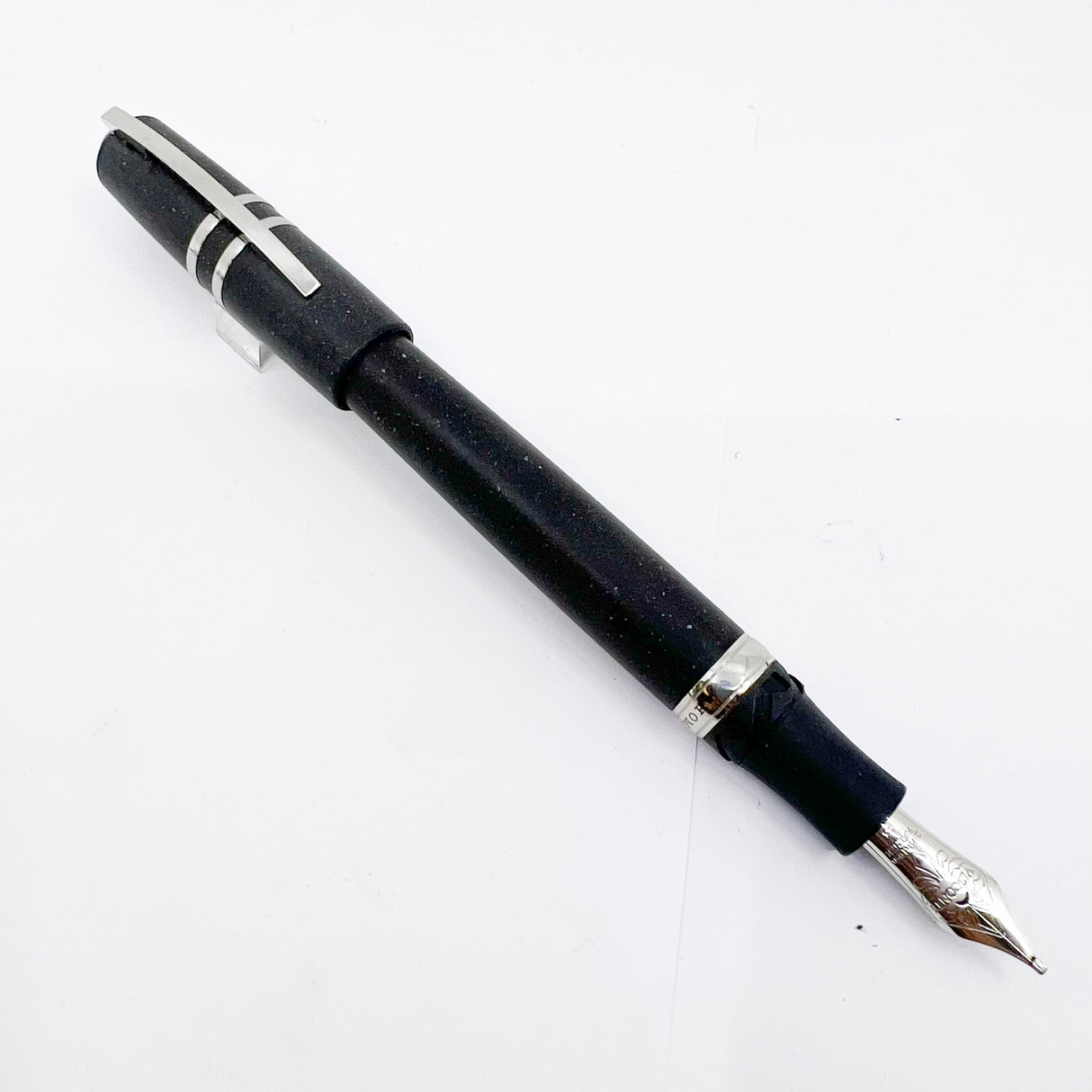 Visconti Homo Sapiens Steel Age Fountain Pen - Very Flexible 1.3mm Stub 23K Palladium Nib!