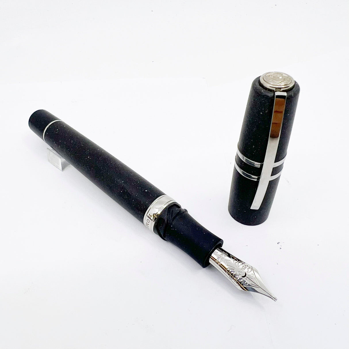 Visconti Homo Sapiens Steel Age Fountain Pen - Very Flexible 1.3mm Stub 23K Palladium Nib!