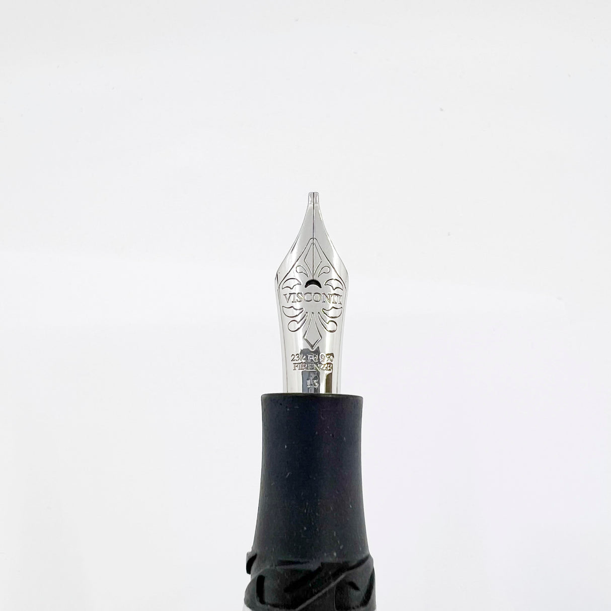 Visconti Homo Sapiens Steel Age Fountain Pen - Very Flexible 1.3mm Stub 23K Palladium Nib!