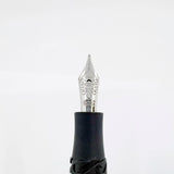 Visconti Homo Sapiens Steel Age Fountain Pen - Very Flexible 1.3mm Stub 23K Palladium Nib!