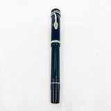 Montblanc Agatha Christie Sterling Silver Limited Edition Fountain Pen - Fine 18kt Gold Nib
