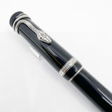 Montblanc Agatha Christie Sterling Silver Limited Edition Fountain Pen - Fine 18kt Gold Nib