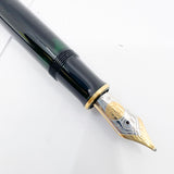 Pelikan M800 All Black Fountain Pen - Medium 18kt Gold Nib
