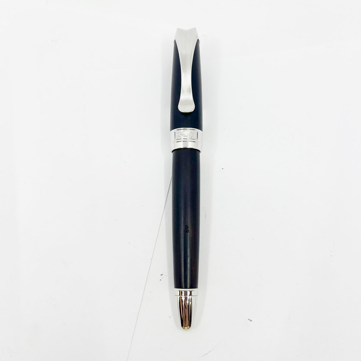 Davidoff "the very Zino" Grenadilla Wood  Rollerball - Rhodium Plated Trim
